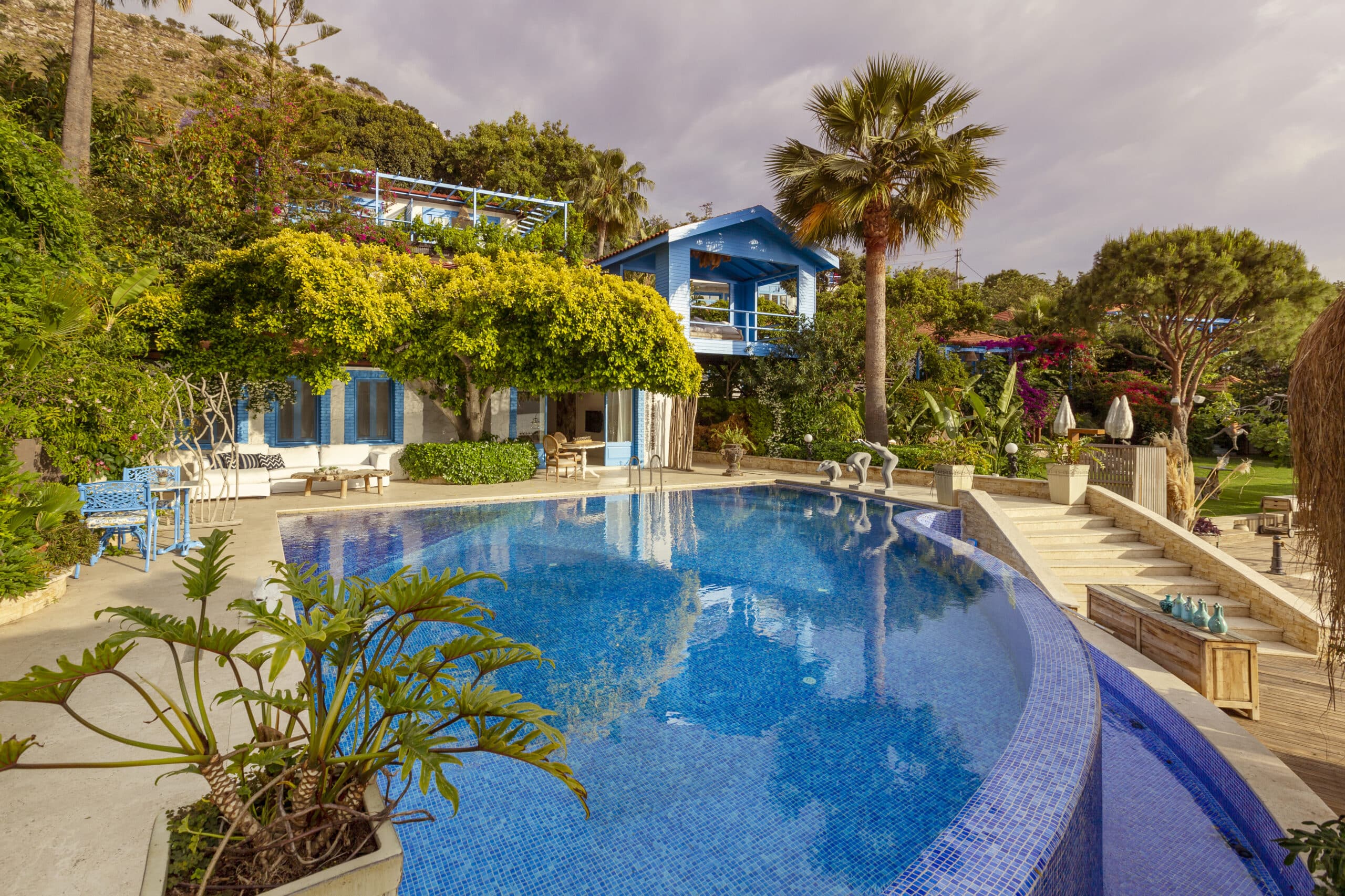 Sabrinas Haus Hotel Bozburun manzara